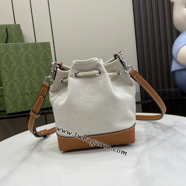 gucci專櫃2024早春系列帆布手提袋 古馳飾Gucci印花迷你肩背包 jcp1614
